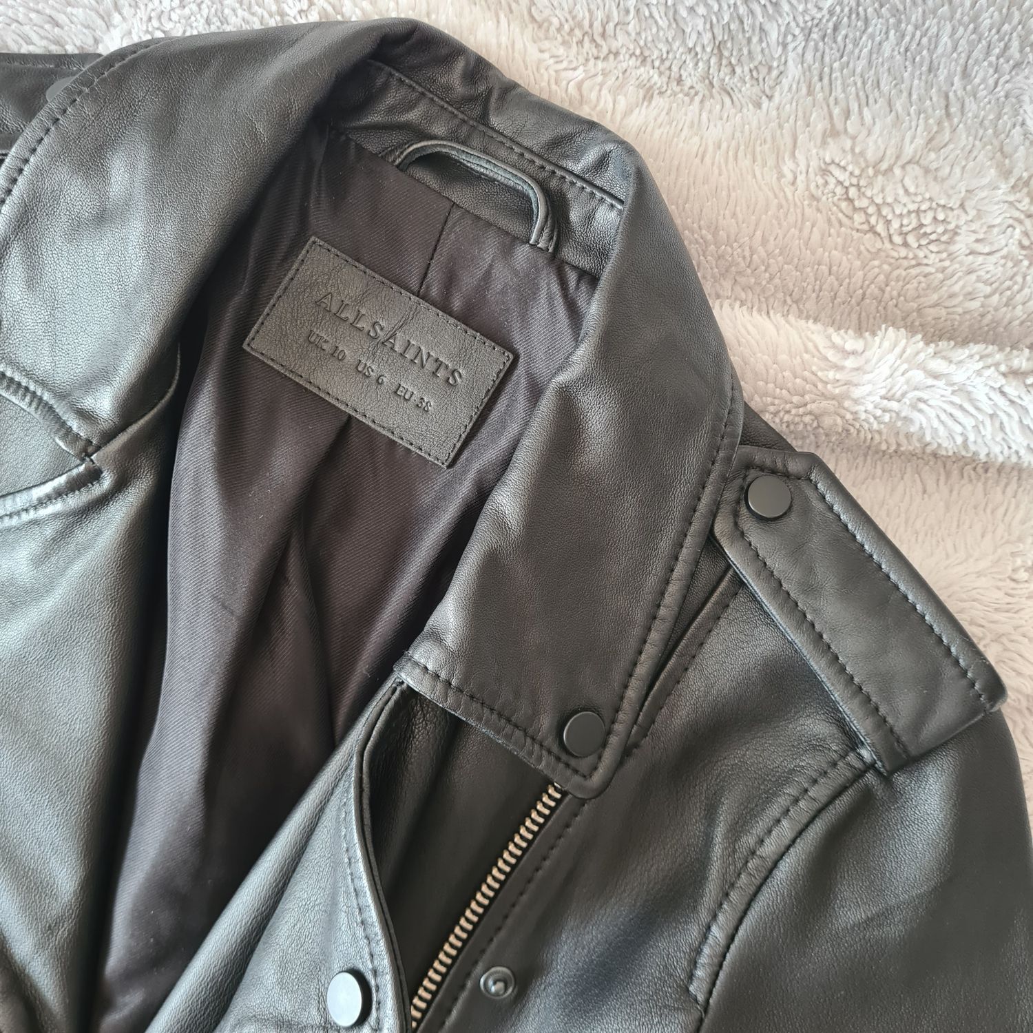 AllSaints Balfern Biker leather jacket - RRP £369