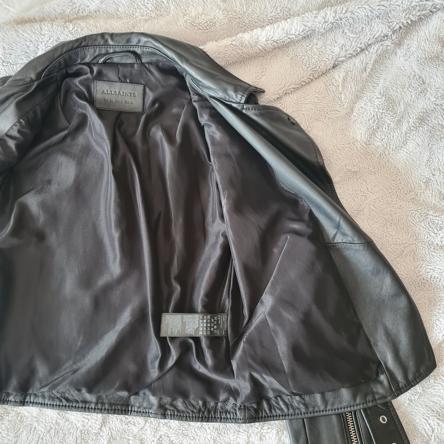 AllSaints Balfern Biker leather jacket - RRP £369