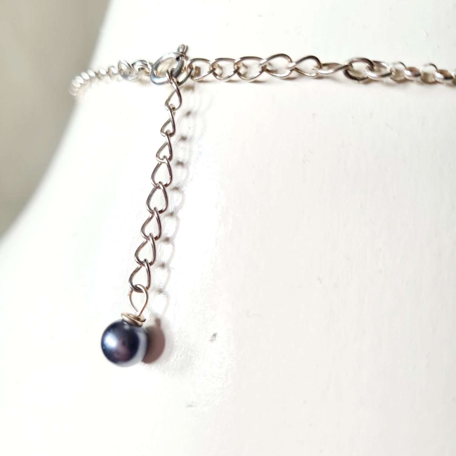 Fabulous waterfall multi gemstone silver necklace