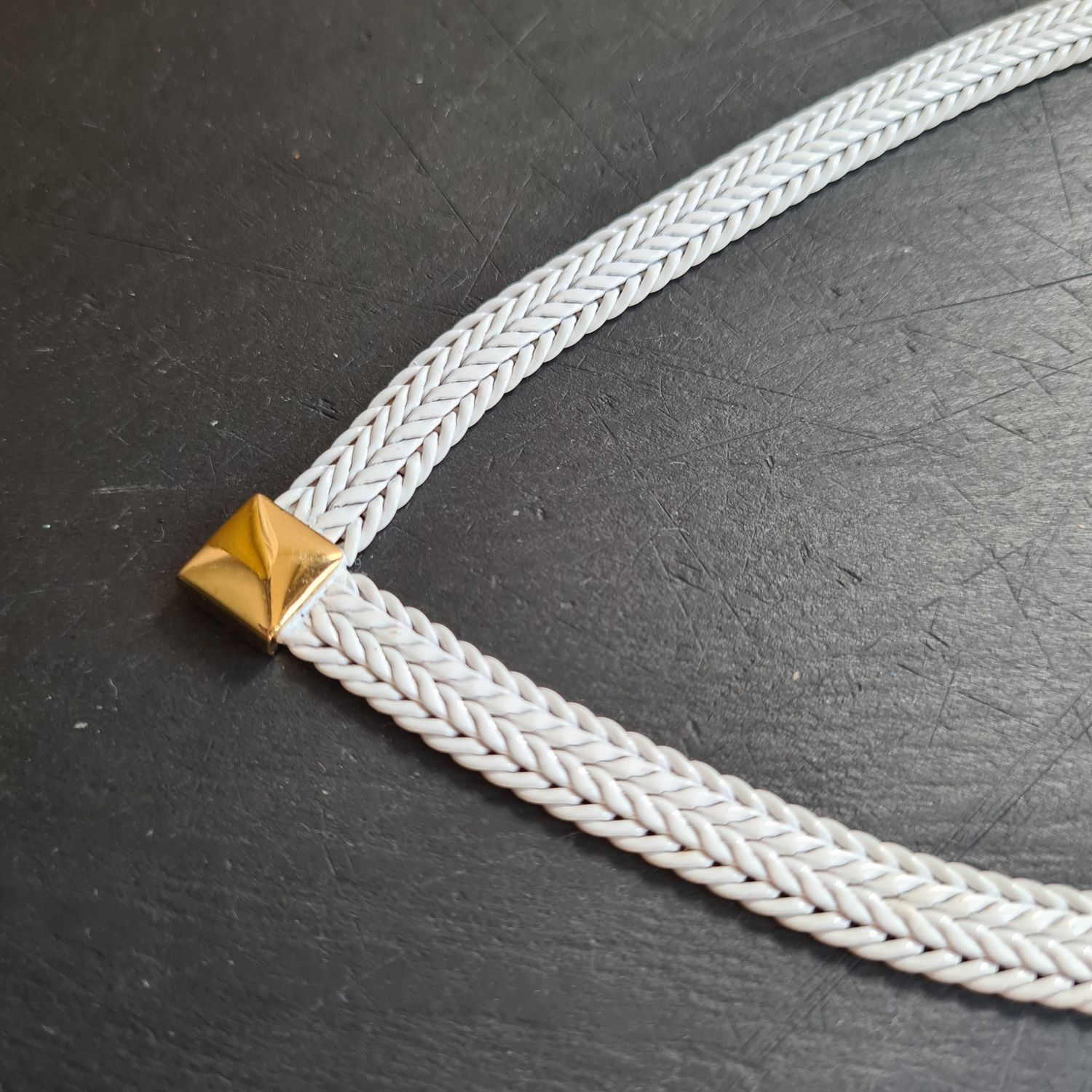 Rare 1980's Designer MONET chain necklace