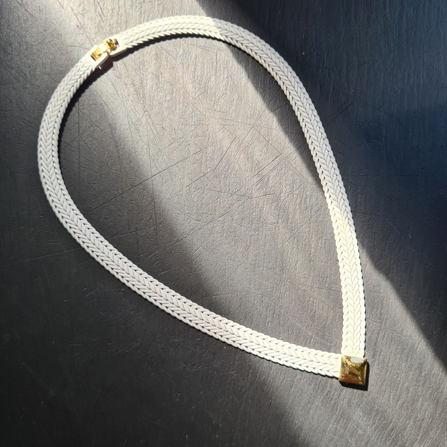 Rare 1980's Designer MONET chain necklace