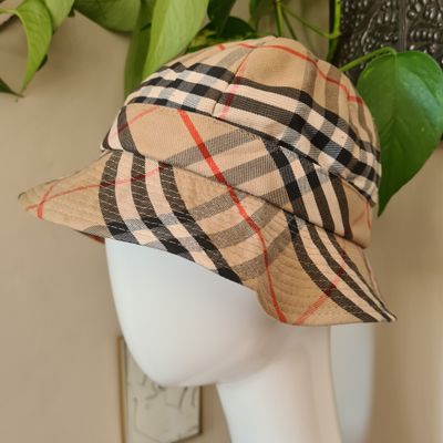 1980/90's BURBERRY Nova check bucket hat