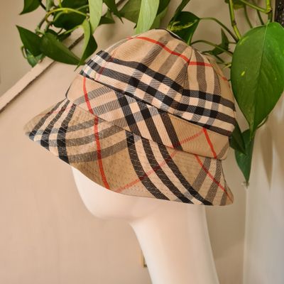 1980/90's BURBERRY Nova check bucket hat