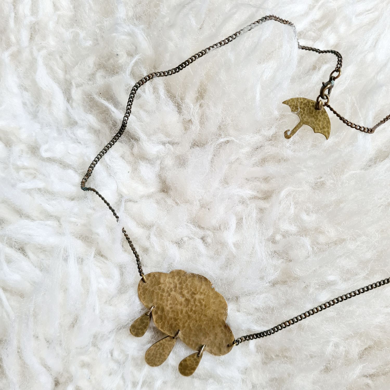 Artisan Cloud necklace