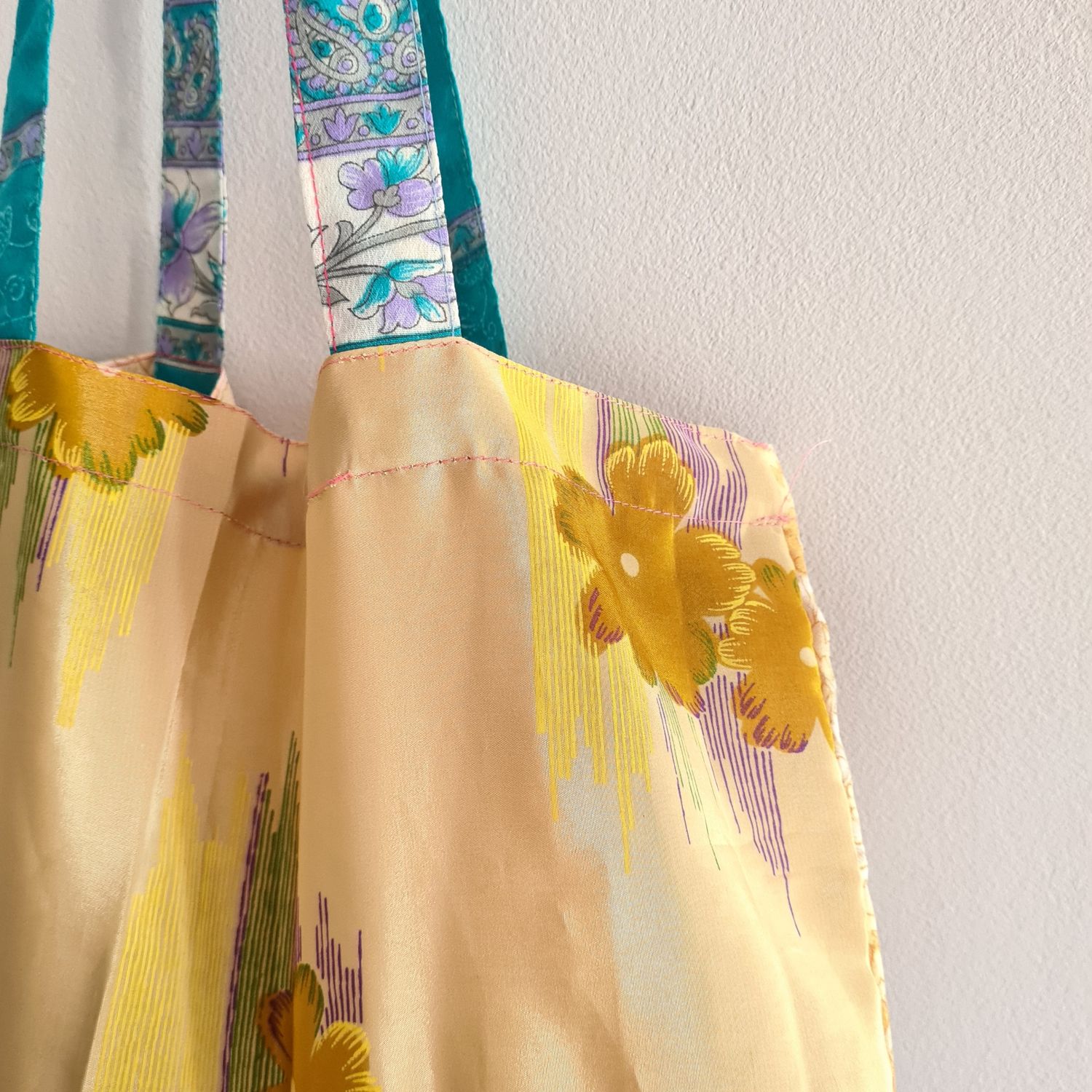Recycled unique Sari bag