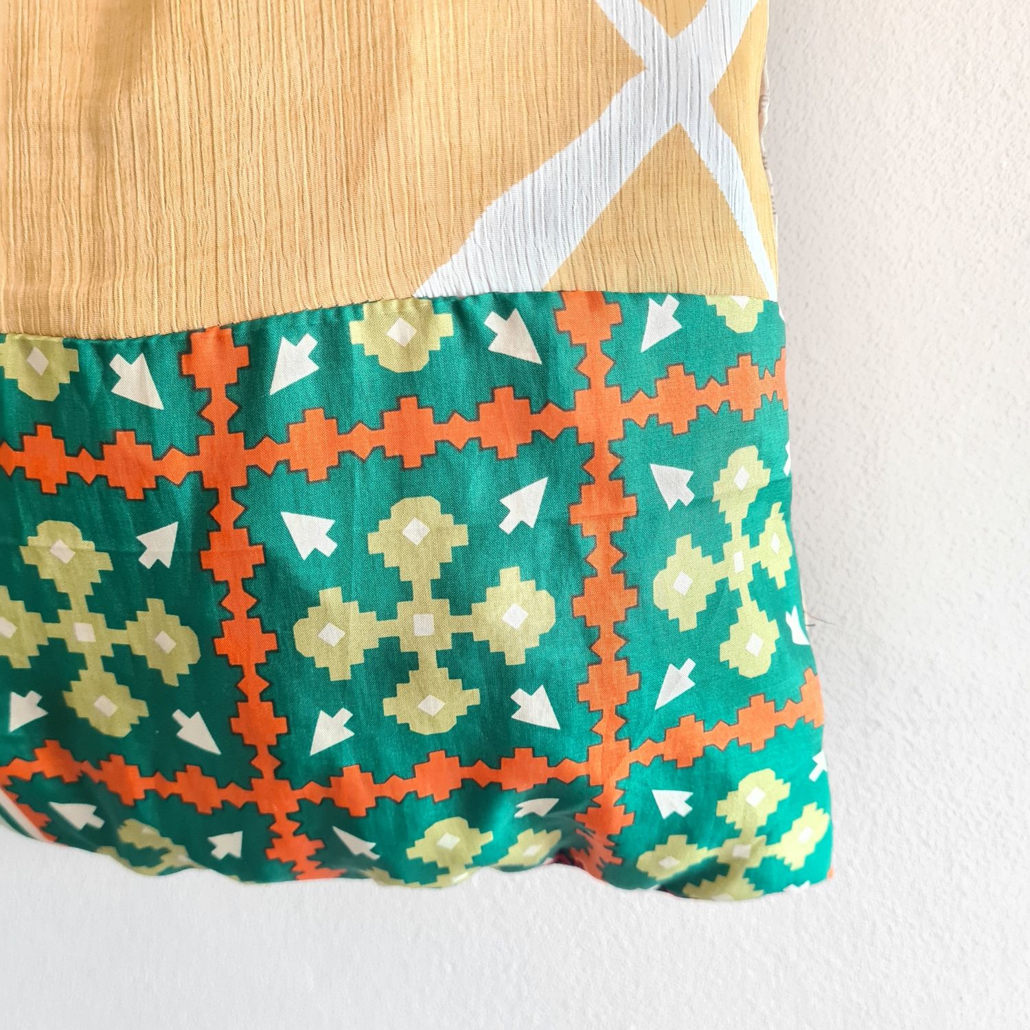 Recycled unique Sari bag
