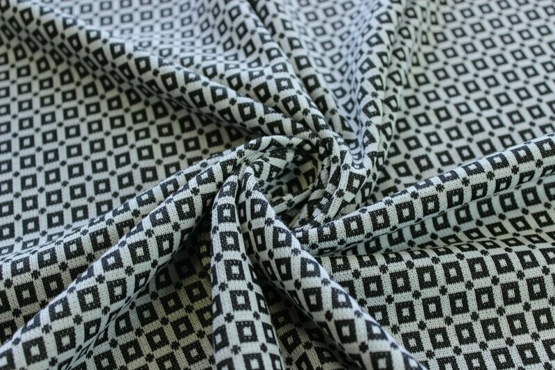 Retro Grid Jacquard