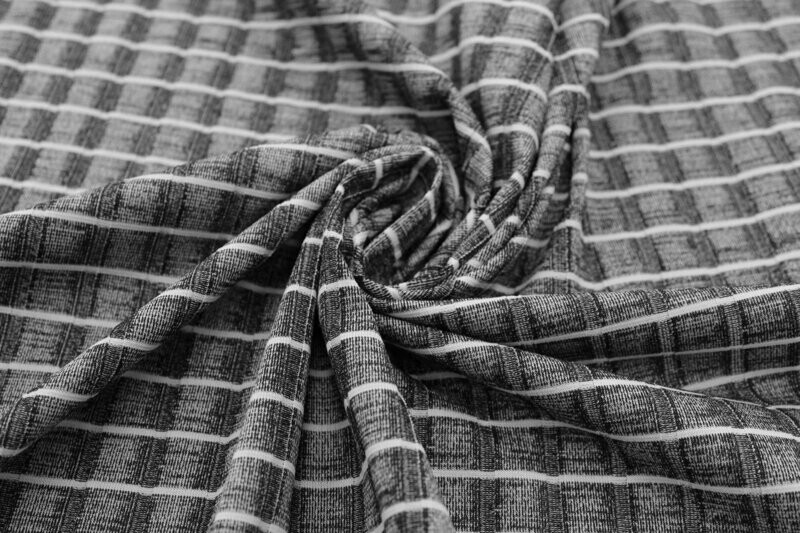 Marl Stripe Plated Rib