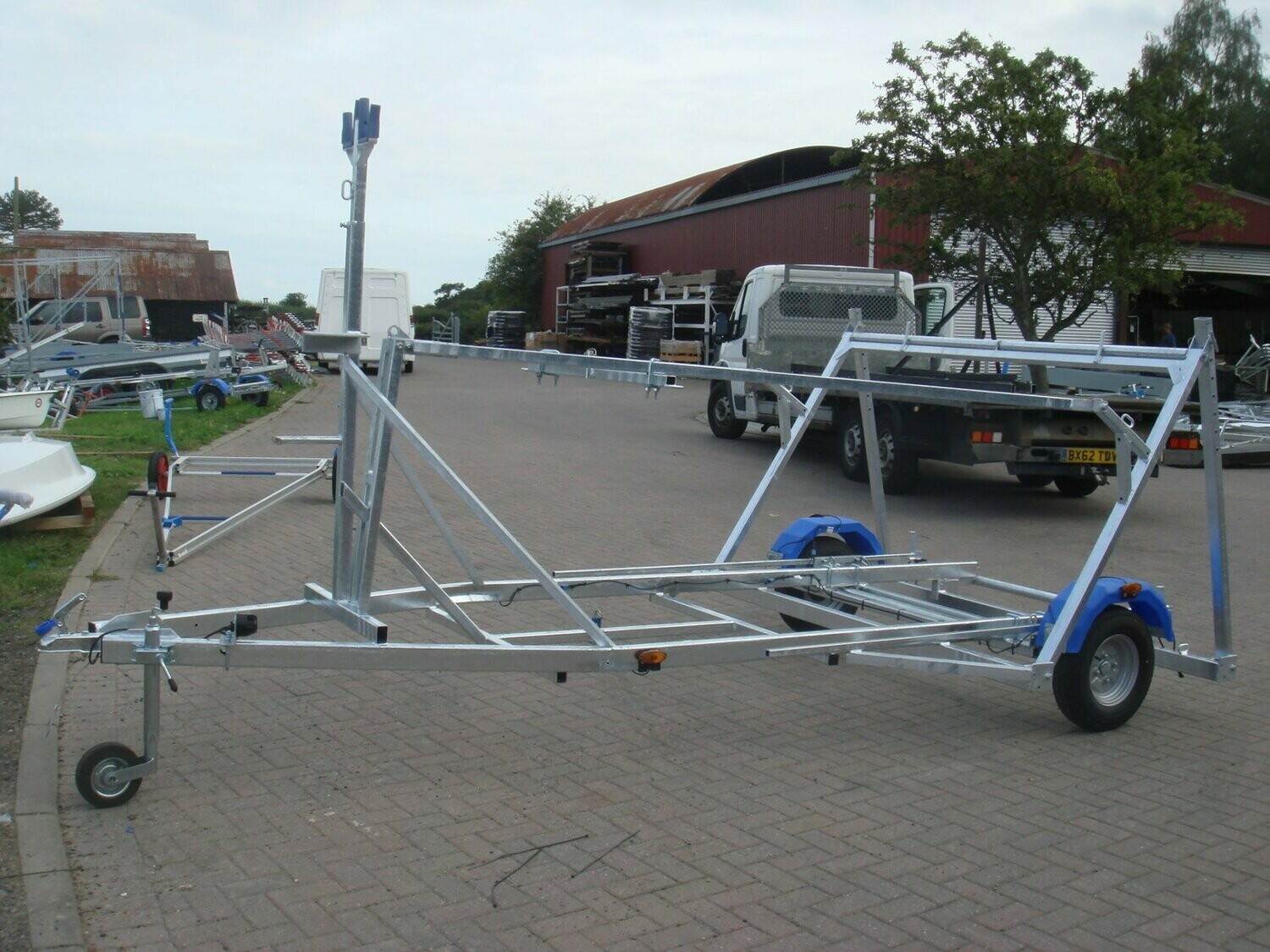 Lowering Double stacker trailer  unbraked 220-250