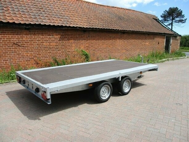 Mersea trailers flatbed trailer 12' x 6' 2000kg GVW,  twin axle