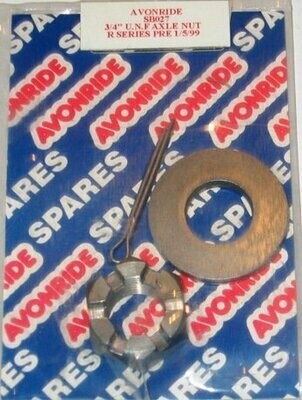 Castellated Nut 3/4 unf & split pin R Series pre 1999