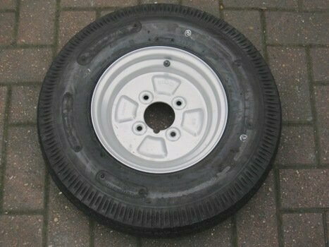 165x13 8ply wheel and tyre 4x5.5inch pcd 670KG