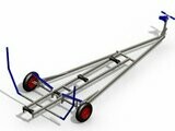 Wooden Boat Heavy Duty Trolley HD extended 275