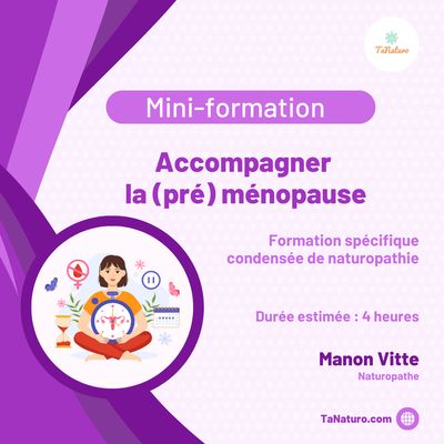 Mini-Formation : Accompagner la (pré)ménopause