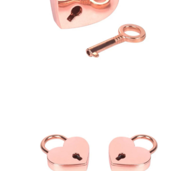 Cute Gold lock and Rose Gold lock