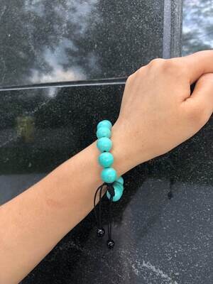Tibetan Turquoise unisex beaded bracelet