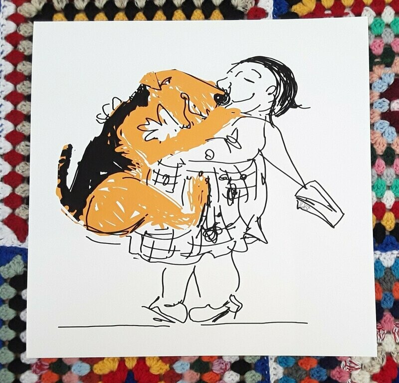 Airehug - 12"x12" print