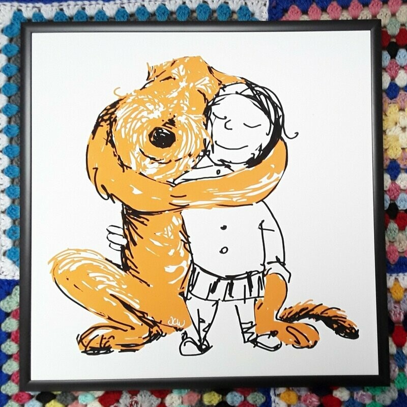 Bearhug - 12"x12" print