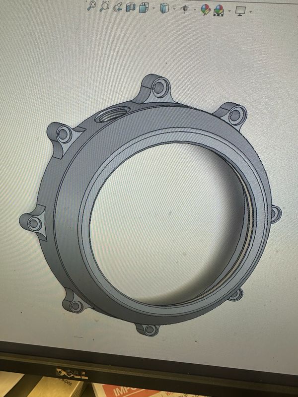 SV650 GEN1 Clear Billet Clutch Cover (50% Deposit)