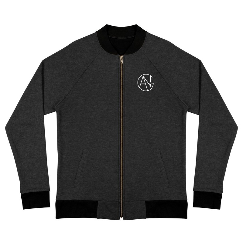 Unisex Ang Productions Black Bomber Jacket