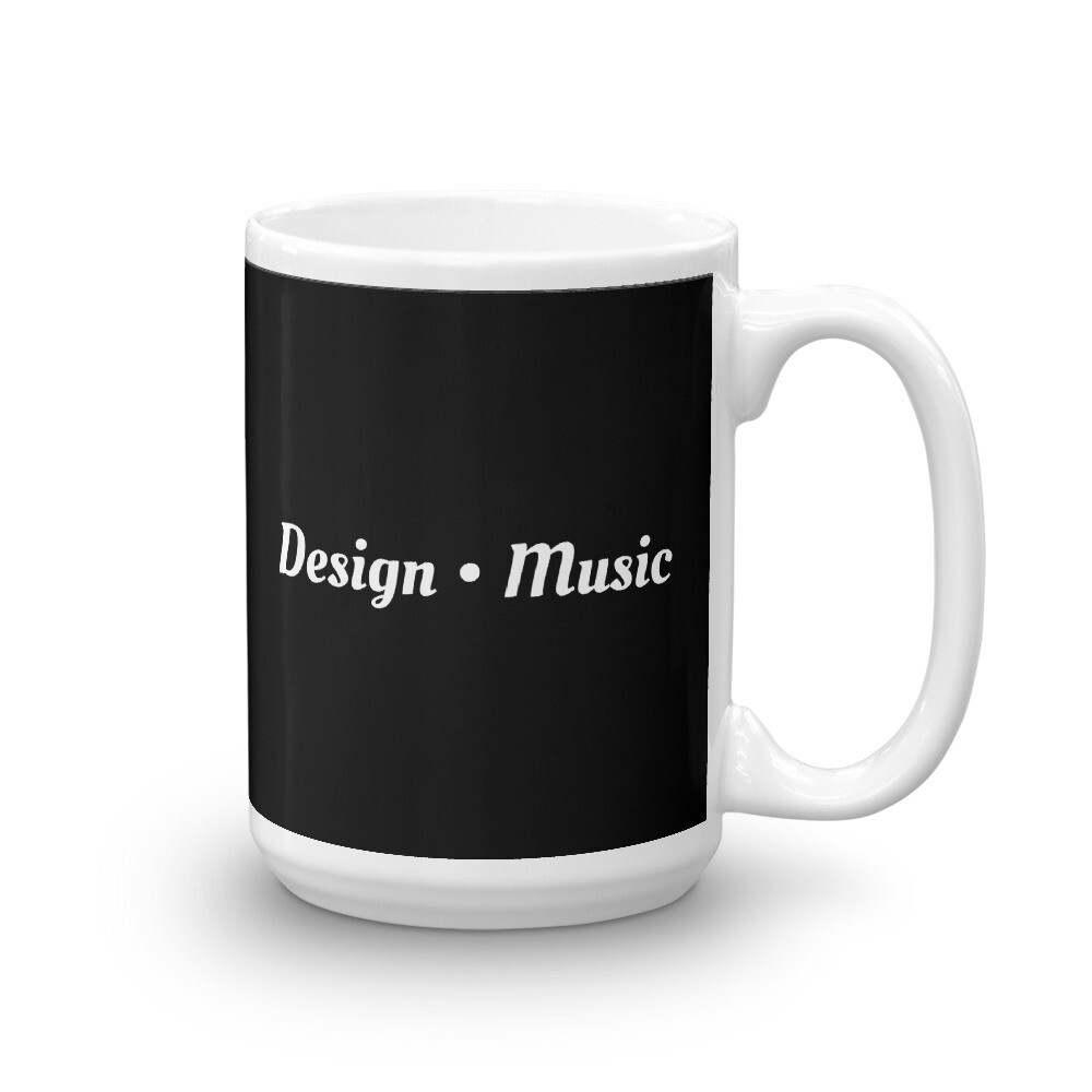 Design &amp; Music - White Mug