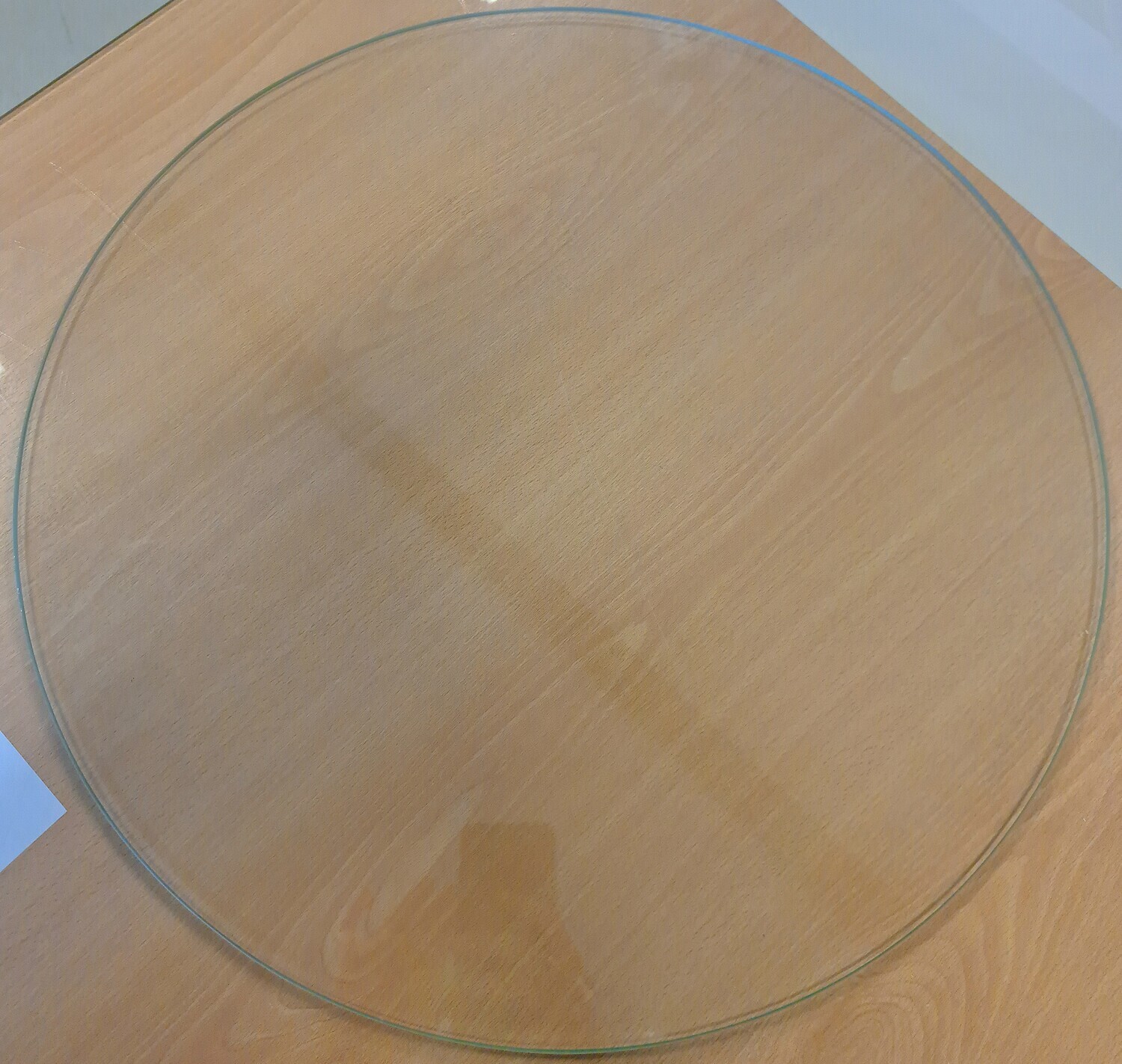 Pöydän kansilasi pyöreä/soikea kirkas karkaistu