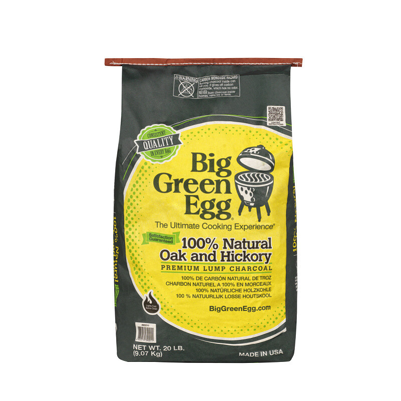 BIG GREEN EGG Premium-Holzkohle