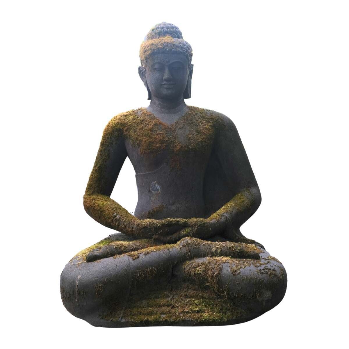 Grosser Buddha mit Sockel (Unikat)