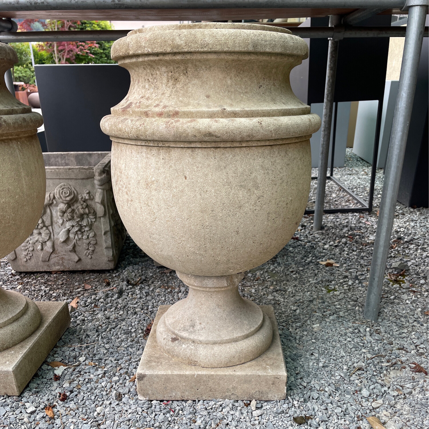Handgefertigte Sandstein-Vase