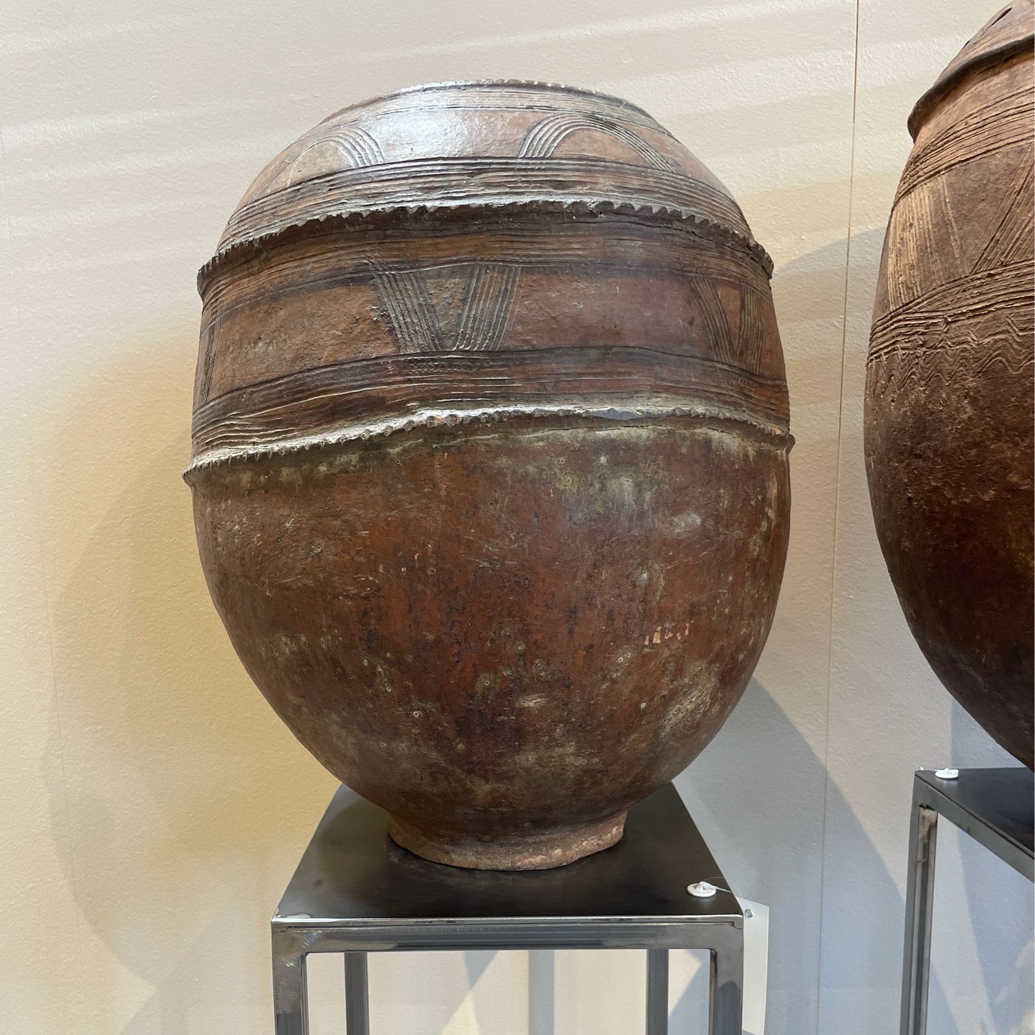 Alter Terracotta Getreide Topf
