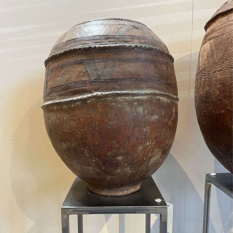 Alter Terracotta Getreide Topf