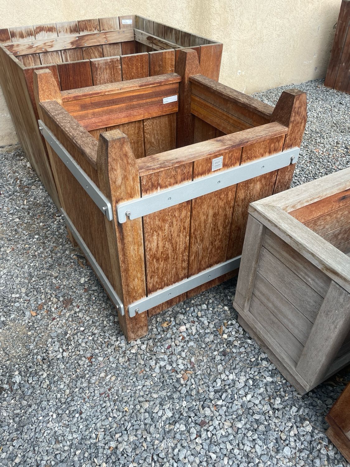Holz-Pflanzentopf BEAUREGARD Iroko