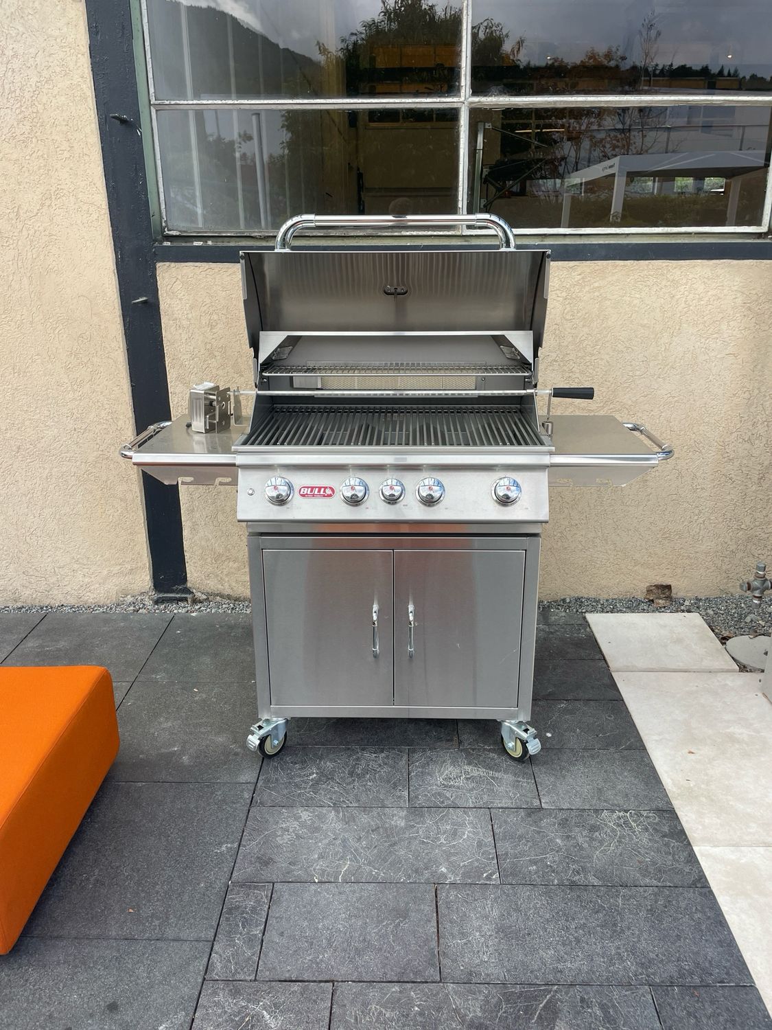 Bull ANGUS Edelstahl BBQ Grilleinheit