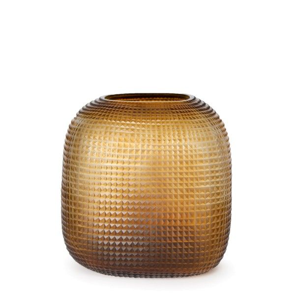 Guaxs SOMBA M clear/dark brown Vase