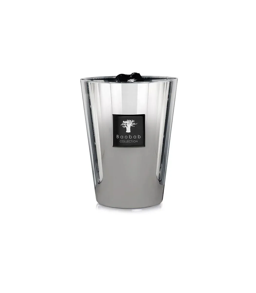 BAOBAB Les Exclusives Platinium, Duftkerze, Max 24