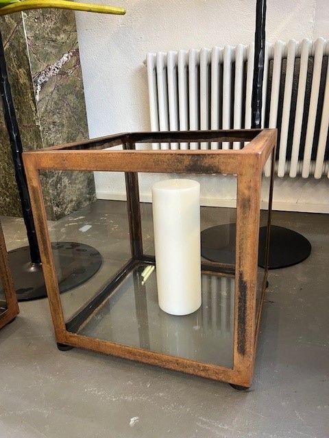Sempre Stahlgestell Rost mit Glas
