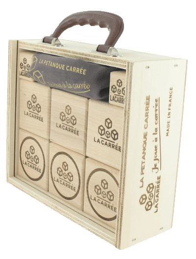 boules carrées par 6 (3 Logo lacarrée +3 logo Rond) made in France