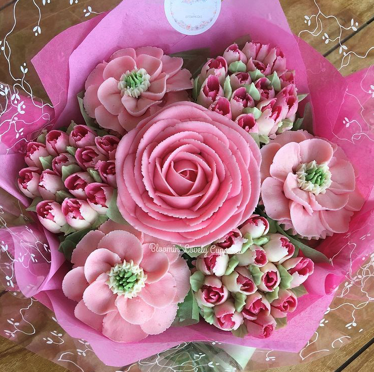 7 Cupcake Bouquet - Collection Only