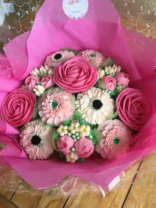 12 Cupcake Bouquet - Collection only