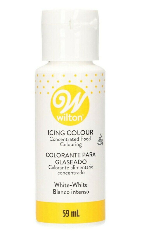 WILTON ICING COLOUR - WHITE WHITE - 59ML - PLEASE NOTE THIS ITEM IS LIMITED TO 3 PER CUSTOMER