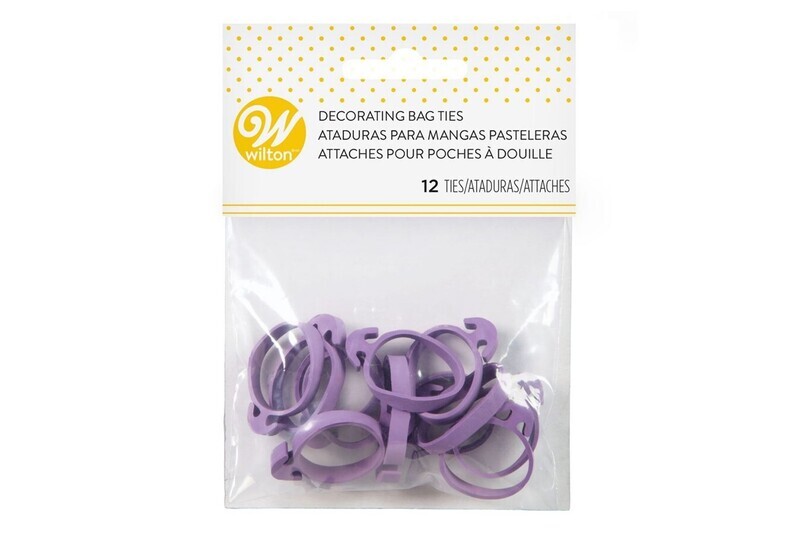 Wilton ICING BAG TIES - PACK OF 12