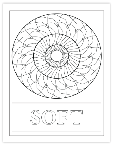 SOFT COLORING PAGE