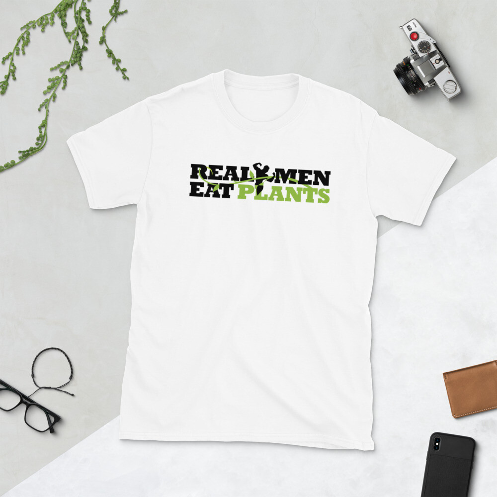 Real Men Eat Plants T-Shirt - White