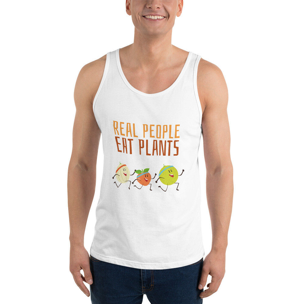Real People Eat Plants Unisex Tank Top All Fruit 