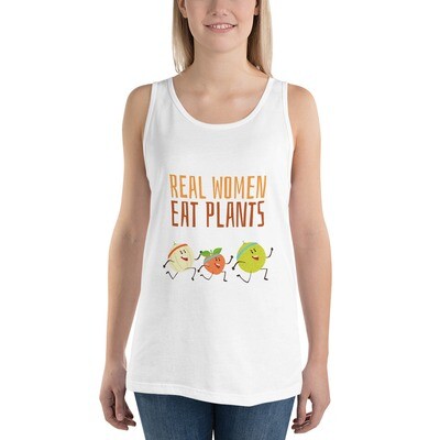 Real Women Eat Plants Unisex Tank Top All Fruit 
