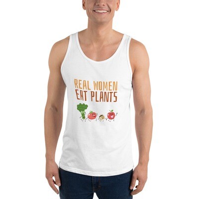 Real Women Eat Plants  Unisex Tank Top All Veggies 