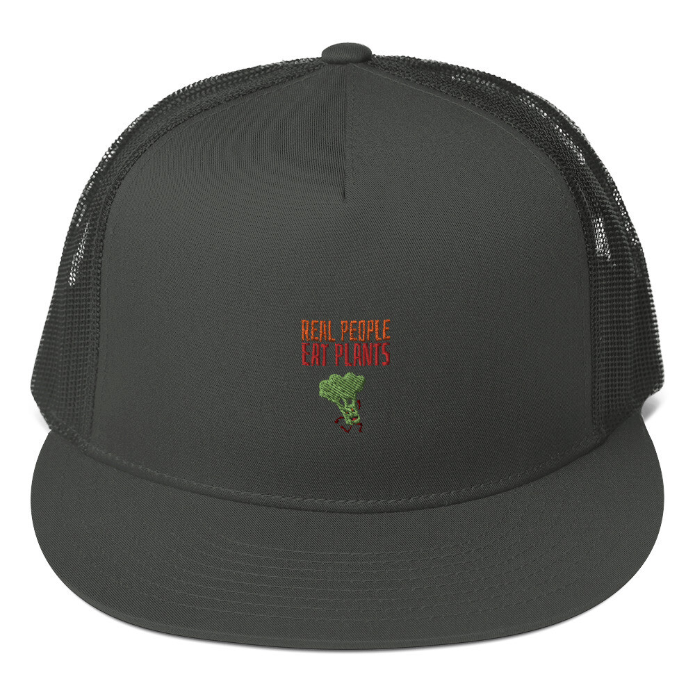 Real People Eat Plants Mesh Back Snapback Broccoli 