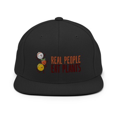 Real People Eat Plants All Fruit Snapback Hat