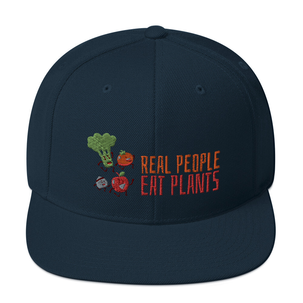 Real People Eat Plants Snapback Hat 