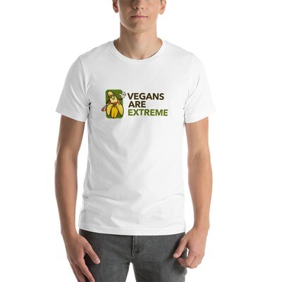 Vegans are Extreme - Short Sleeve Unisex T-shirt